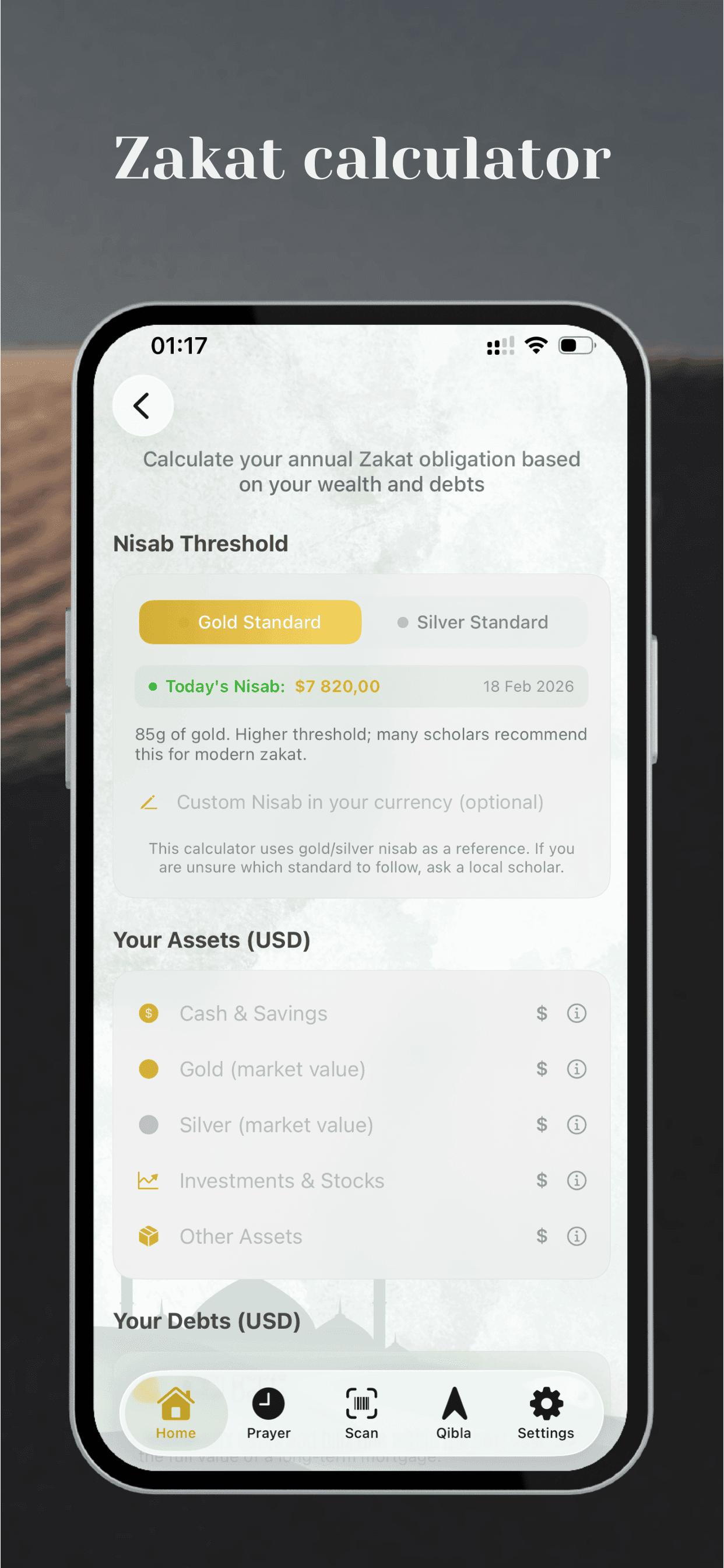 Zakat calculator